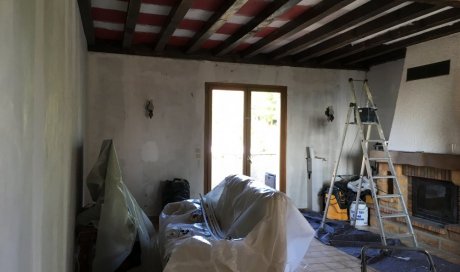 Rénovation d’un salon à FLEURIEUX SUR L’ARBRESLE ( 69210 ) 